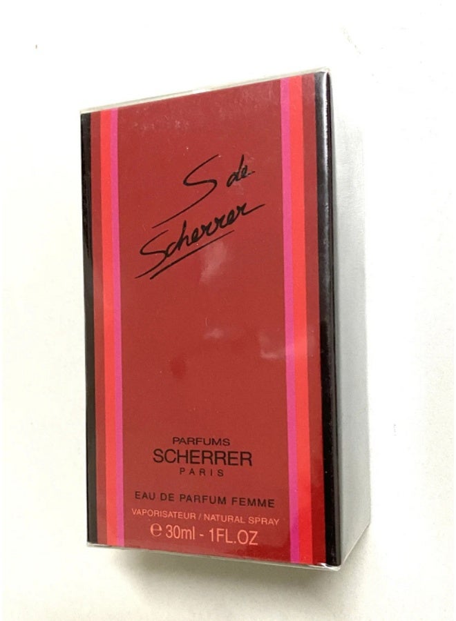 SCHERRER S De Scherrer By Jean Louis Scherrer Eau De Perfume 30Ml Spray Original Rare Collection - Image 1